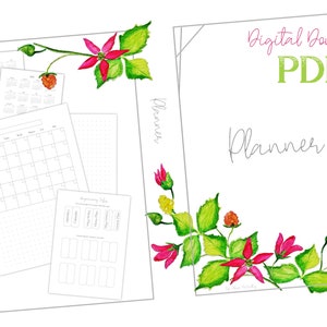 Printable Salmonberry Planner Pages PDF