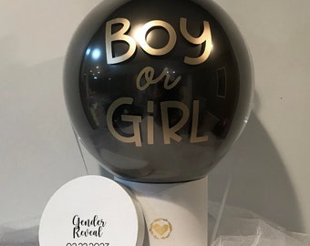 MESS FREE Gender Reveal POP Bubble Balloon