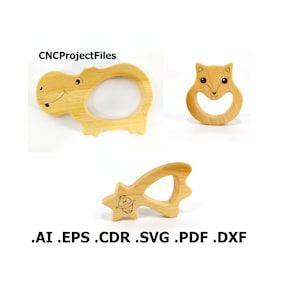 CNC files for wood. 3 in 1 toys CNC plans. Wood, plywood model cnc file. Cnc plan, dxf file, eps file, file svg, ai, cdr, pdf