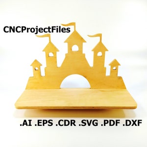 CNC files for wood. Сastle CNC plans. Wood, plywood model cnc file. Cnc plan, dxf file, eps file, file svg, ai, cdr, pdf