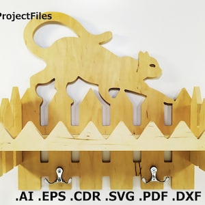 CNC files for wood. Decorative shelf CNC plan. Wood, plywood model cnc file. Cnc plan, dxf file, eps file, file svg, ai, cdr, pdf