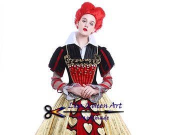 Red Queen Costume Etsy