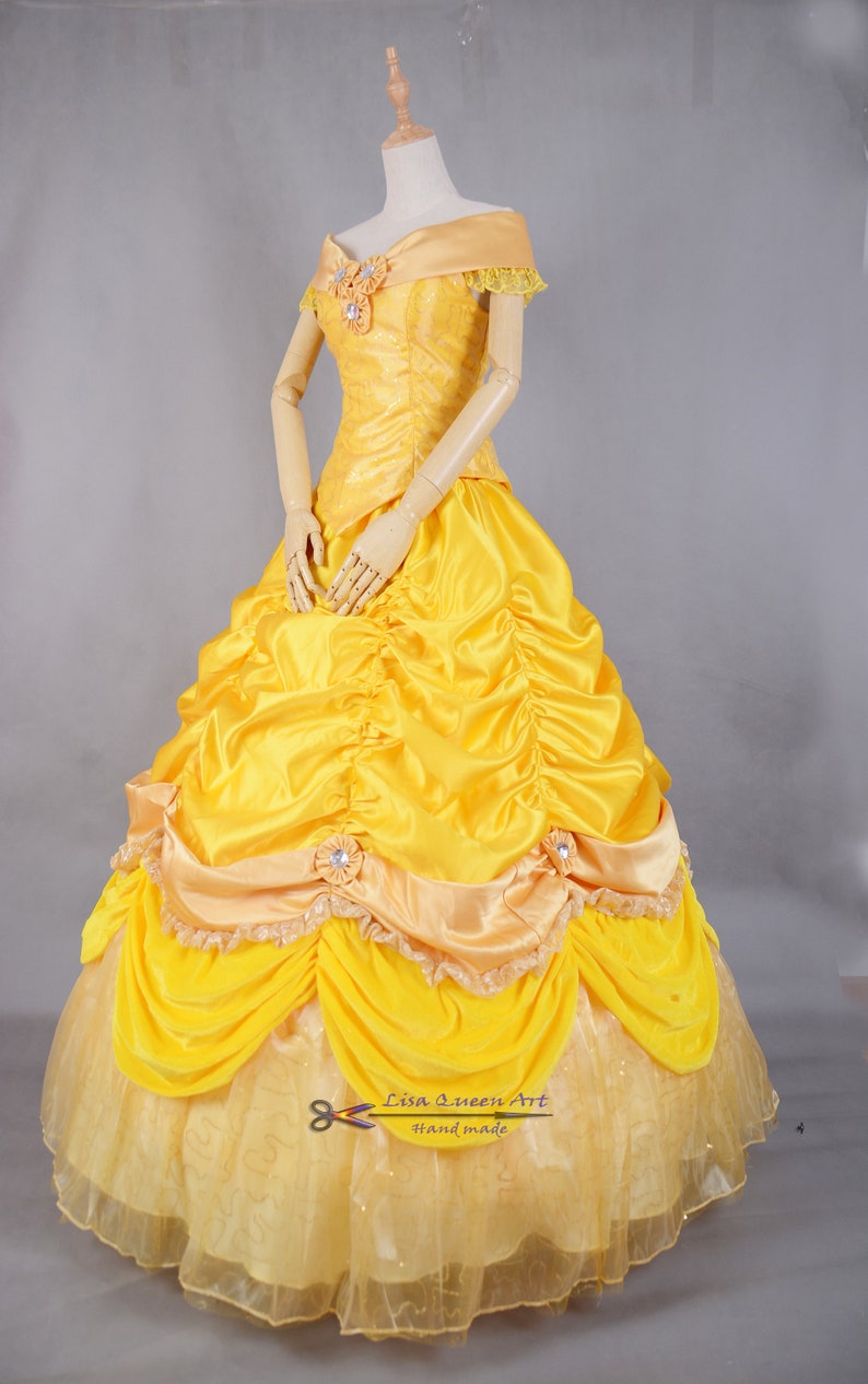 The Beauty and the Beast Princess Belle Cosplay Costume Belle - Etsy