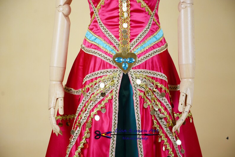 Aladdin Jasmine Costume Jasmine Cosplay Dress Etsy