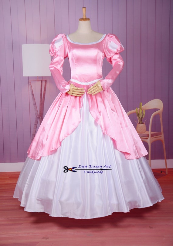 vesícula biliar hada Color rosa Disney La Sirenita Ariel Cosplay disfraz adulto Ariel vestido - Etsy España