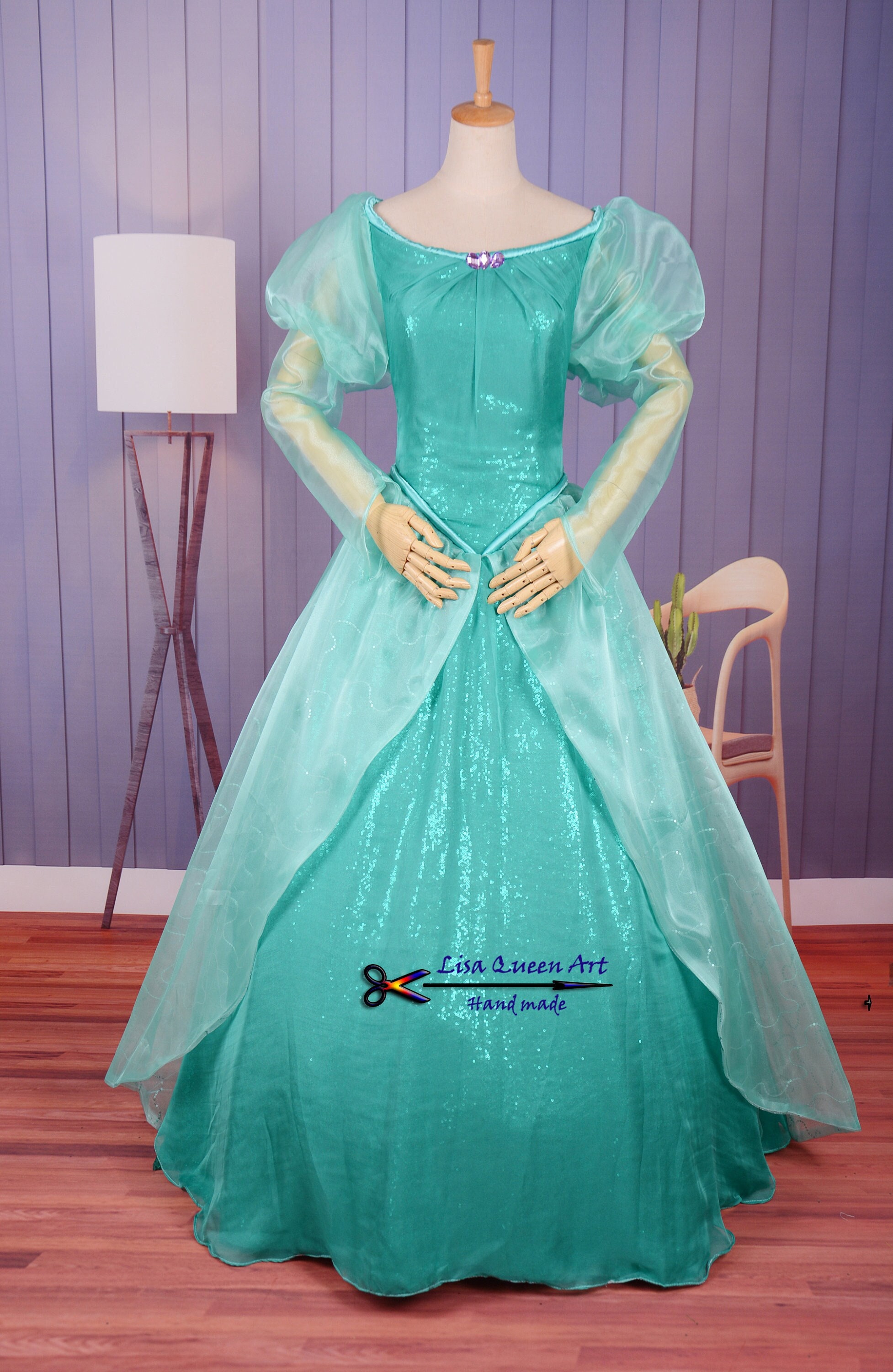 mostrador nacionalismo gradualmente Disney La sirenita Disfraz de cosplay de Ariel Vestido de - Etsy España