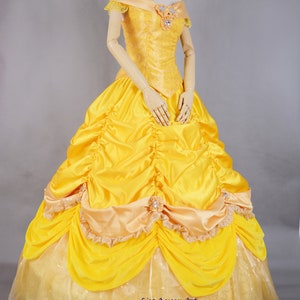 The Beauty and the Beast Princess Belle Cosplay Costume Belle - Etsy