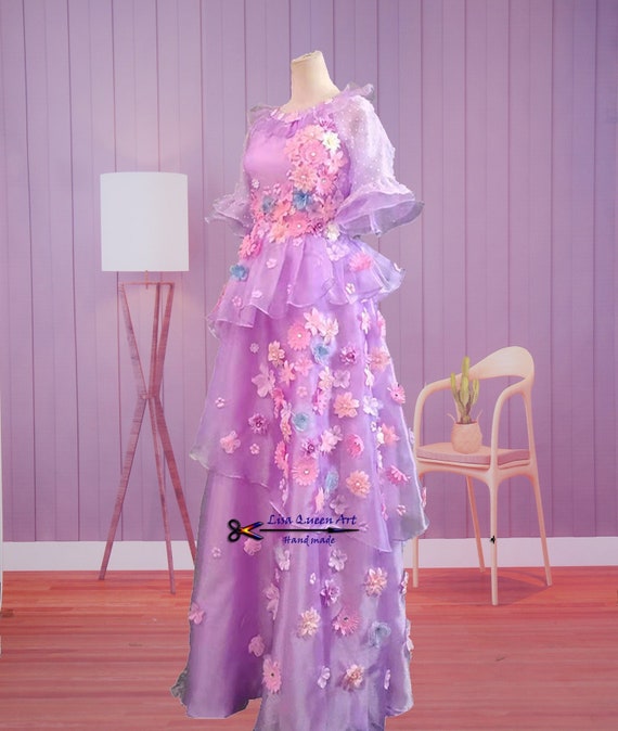 Isabela Encanto Dress, Encanto Isabela Costume, Encanto Isabela Dress