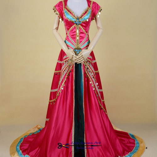 Aladdin Jasmine Costume Jasmine Cosplay Dress - Etsy