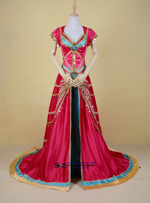 Aladdin Jasmine Costume Jasmine Cosplay Dress | Etsy