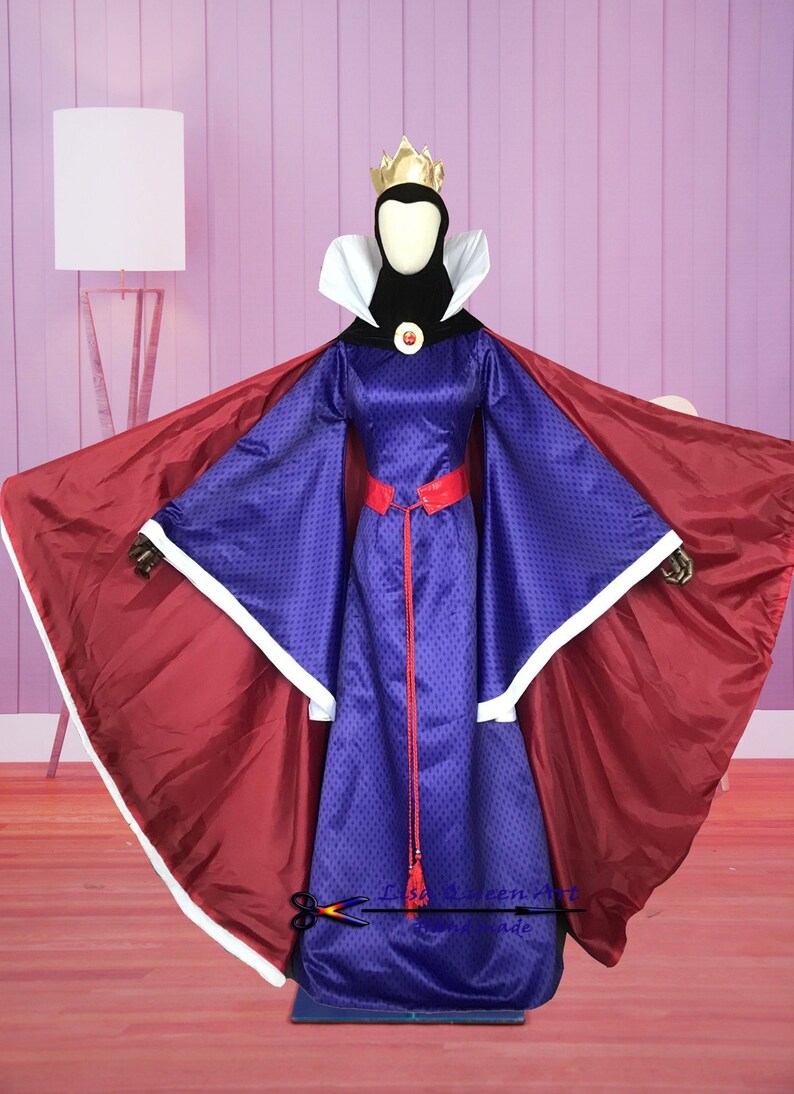 Snow White Evil Queen Cosplay Costume Snow White Princess Etsy