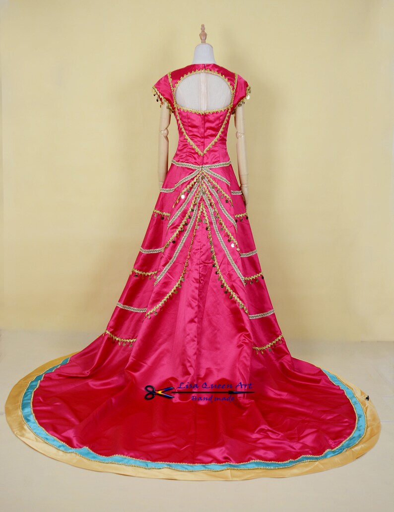 Aladdin Jasmine Costume Jasmine Cosplay Dress Etsy