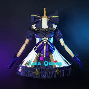 League of Legends Gwen Cosplay costume LOL Gwen Dress wig and shoes
