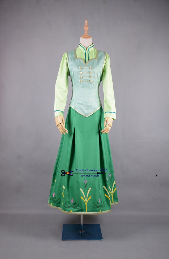 Frozen Anna Green Dress Cosplay