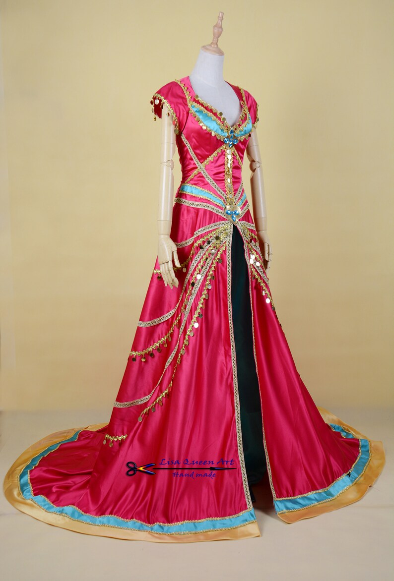 Aladdin Jasmine Costume Jasmine Cosplay Dress Etsy