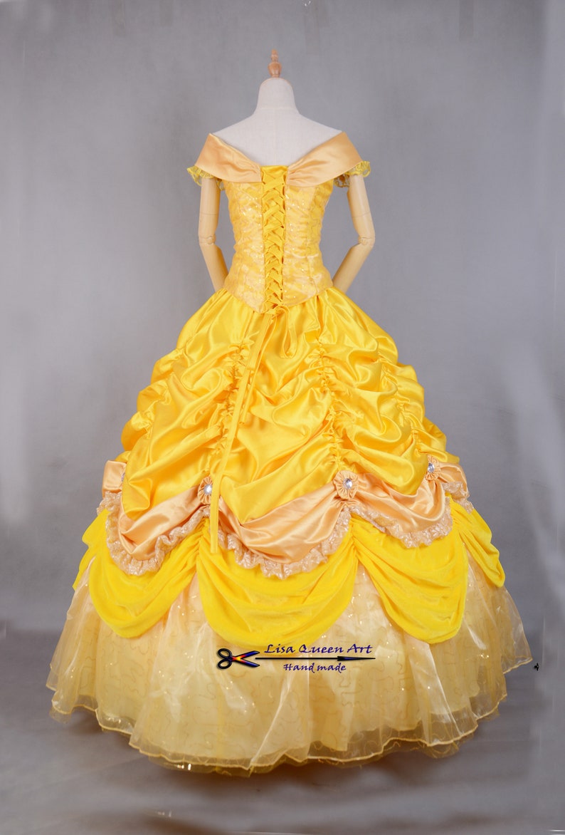The Beauty and the Beast Princess Belle Cosplay Costume Belle - Etsy