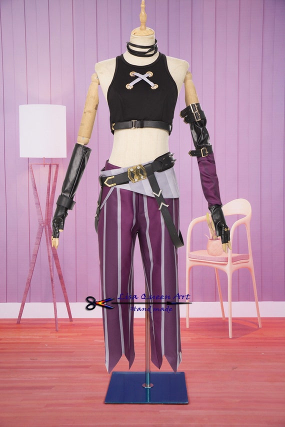Arcane Jinx Cosplay Costume LOL Jinx Cosplay Outfits | Etsy