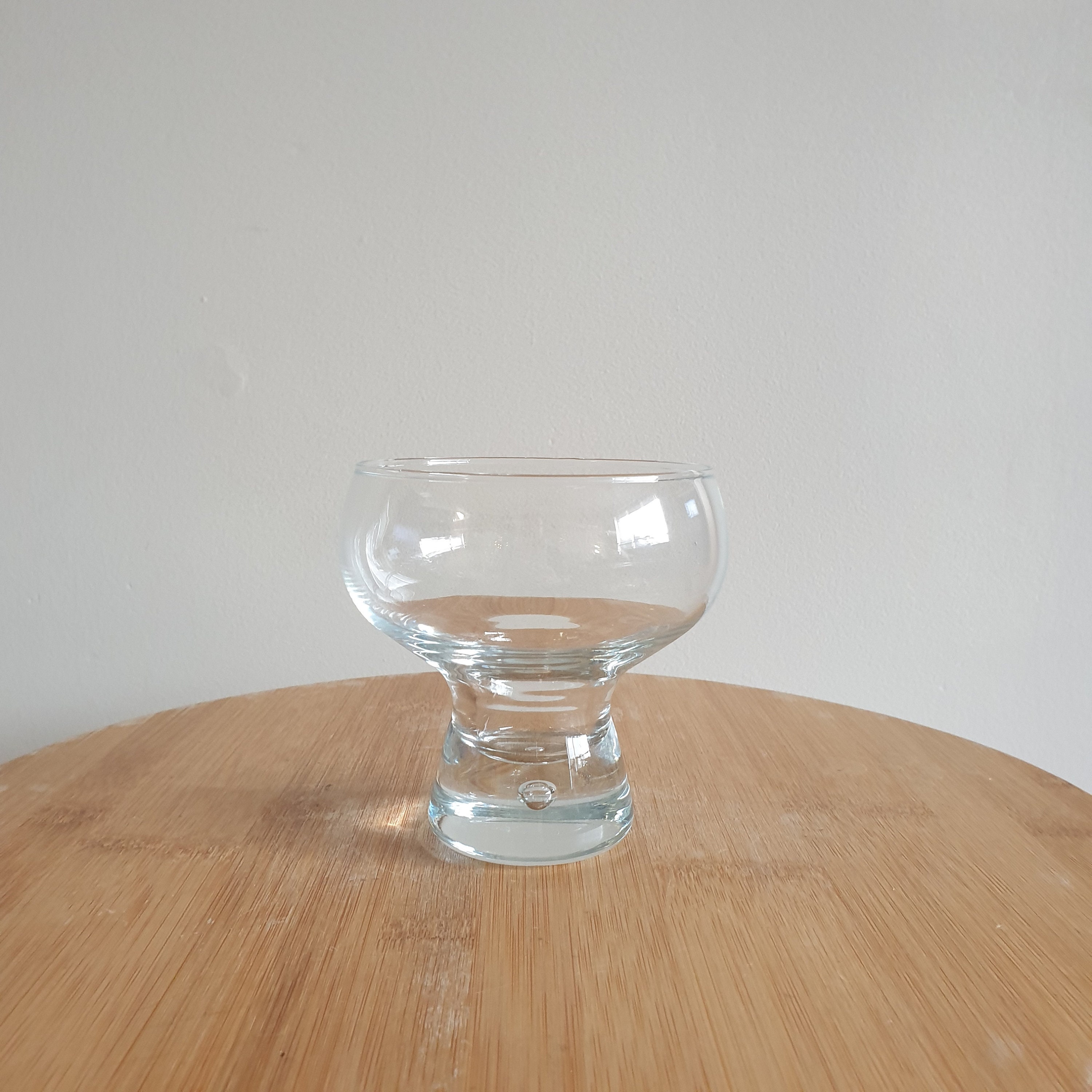 4 Extra Large Bubble Base Glasses. Crown Corning Regis Etsy