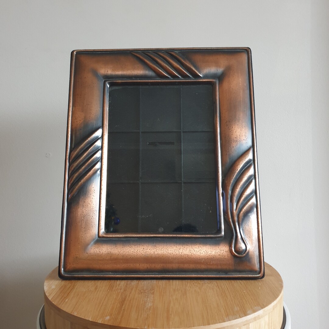 Vintage Large Metal Frame. Decorative Frame. Ornate Metal Frame. Gift