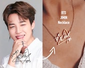 BTS JIMIN Signature Necklace - BTS Park Ji-min Necklace by