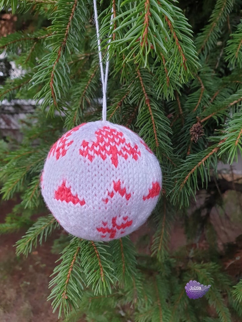 Christmas Toy Bubble Knitting Pattern DIY Ball Knitted Toy Etsy