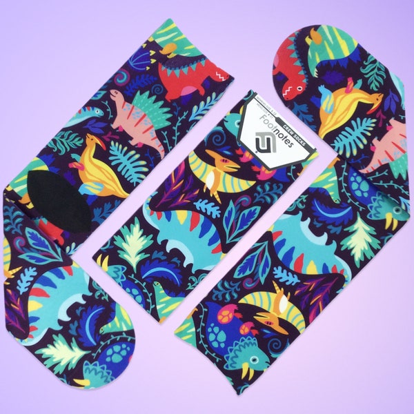 Dinosaurs Fun Novelty Crew Socks