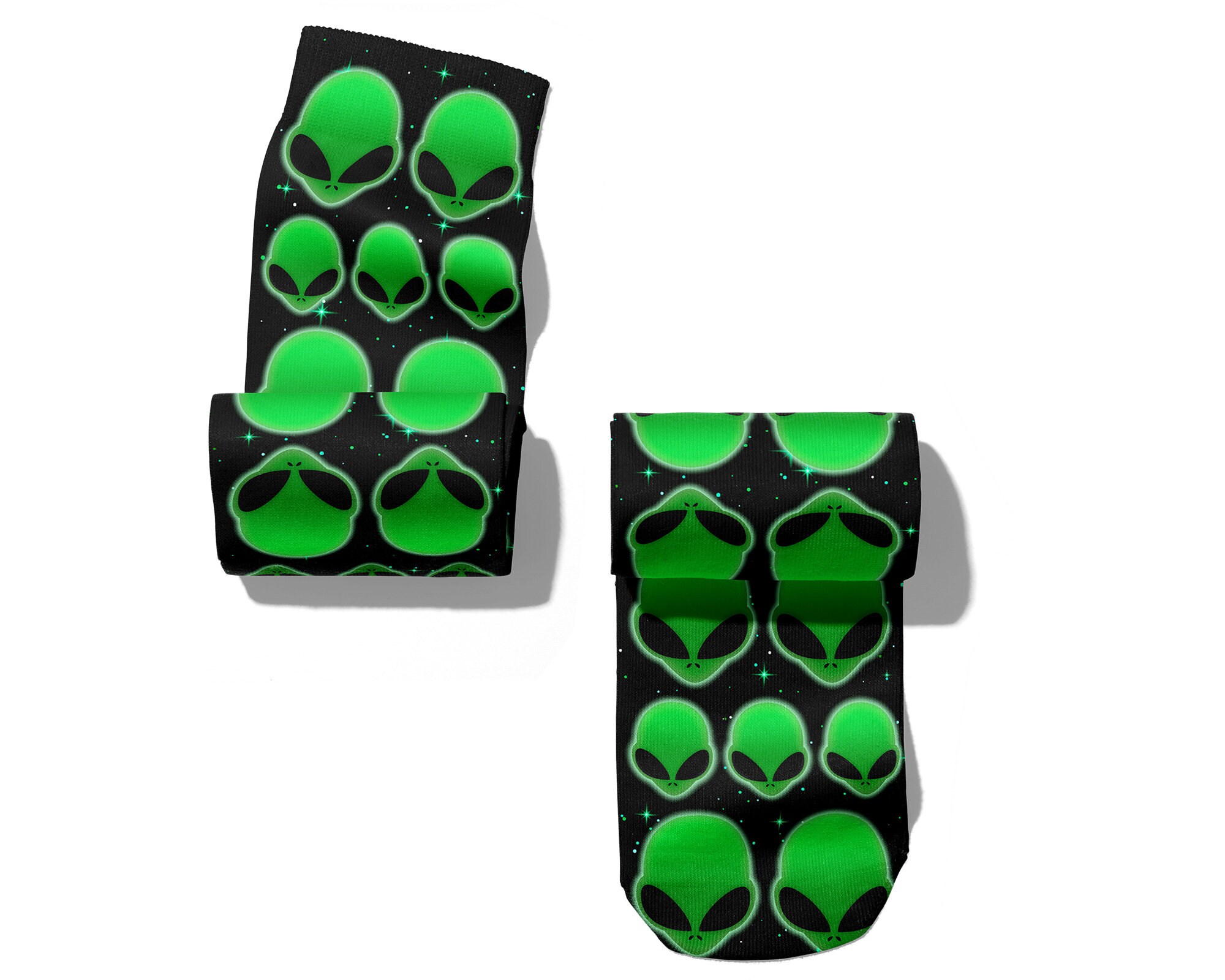 Aliens Novelty Fun Novelty Knee Socks Etsy Australia