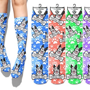 Personalized Australian Cattle Dog Socks Custom