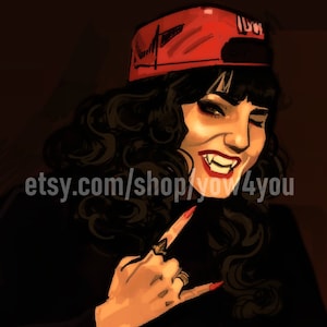 Nadja - Glossy Mini Print
