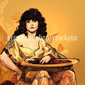 Nadja Portrait - Glossy Mini Print