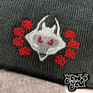 DEATH, Puss in Boots Inspiré du film Beanie Brodé | Broderie de dessins animés