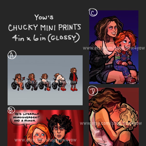 CHUCKY Glossy Mini Prints