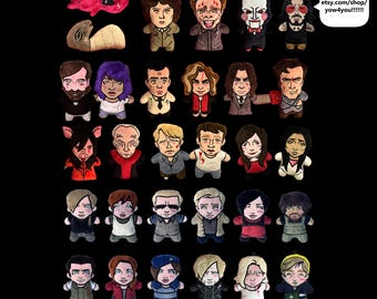 Horror Plushies *PREORDERS* - Please read description!
