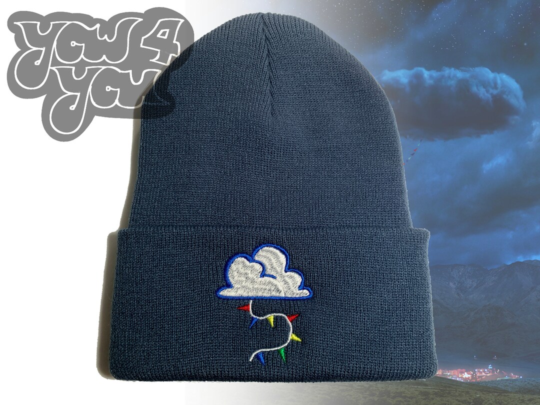 Jean Jacket Beanie NOPE Movie Inspired Embroidered Beanie Etsy