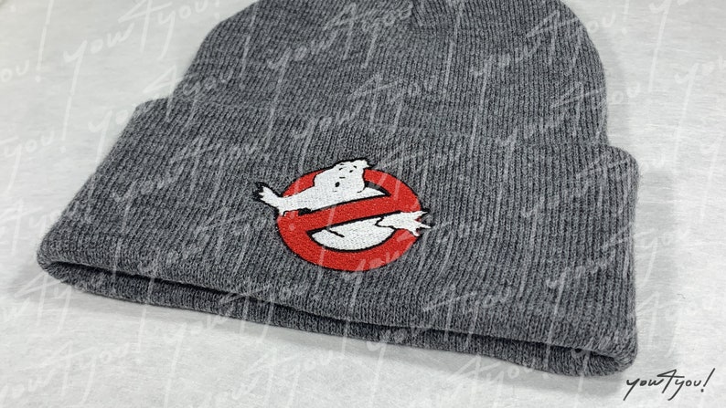 Embroidered Design No Entry For Ghost Hat Ghost Busters Beanie
