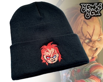 Chucky, Muñeco Diabólico *NUEVO DISEÑO* / Gorro bordado inspirado en la película de terror