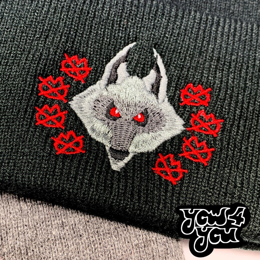 DEATH Puss in Boots Movie Inspired Embroidered Beanie Etsy 日本