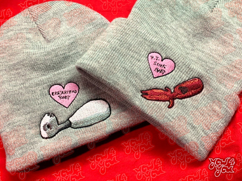 Eraserhead Baby Embroidered Beanie PT Sink Baby Embroidered Etsy