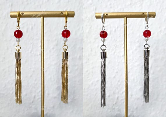 Hayato Suo Inspirierte Anime Cosplay Schmuck Quasten Ohrringe