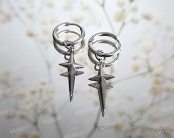 Jinu inspirierte Anime Cosplay Schmuck Stern Förmige Ohrringe Edelstahl