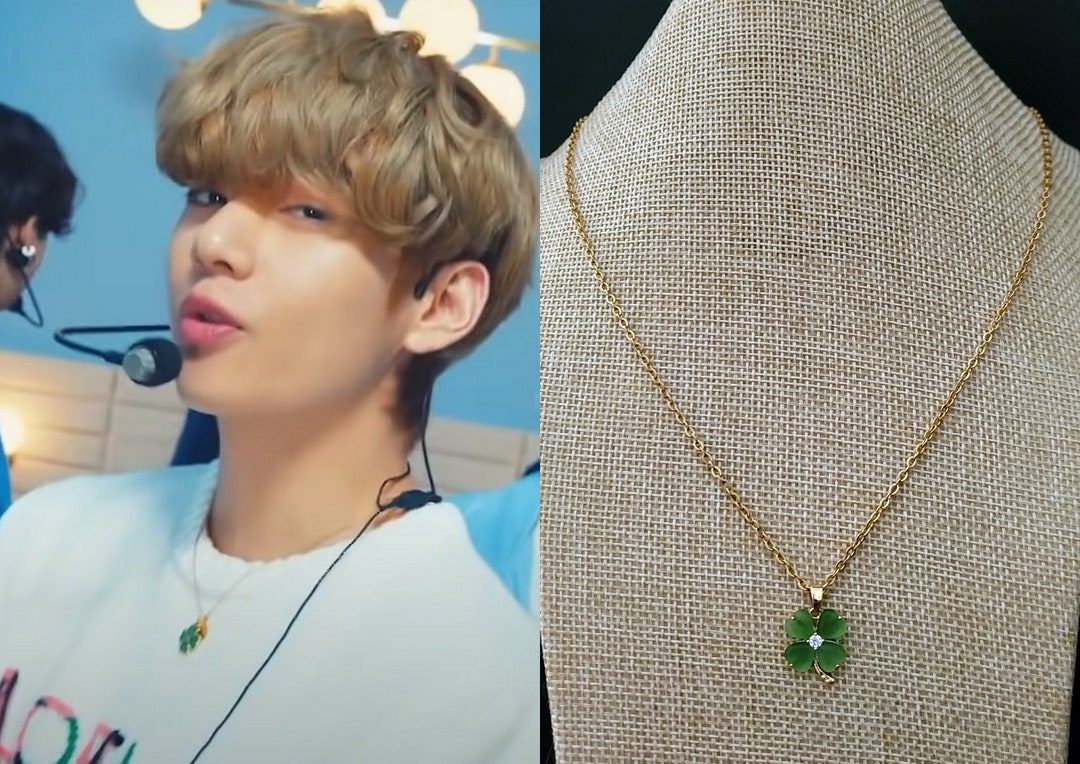 Kim taehyung chanel necklace best sale