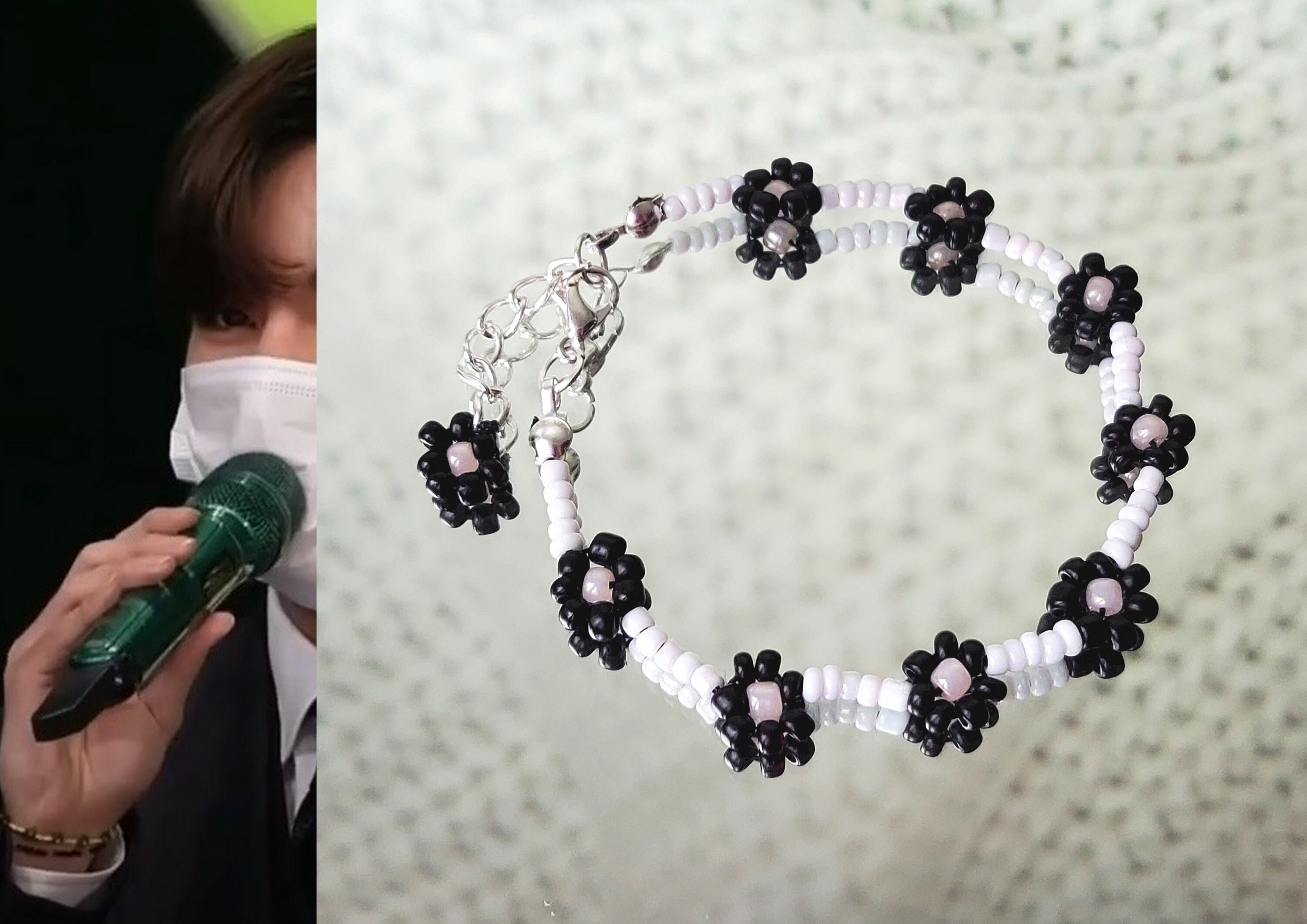 BTS Taehyung MAMA 2020 Inspired Blumen Armband Daisy Flower