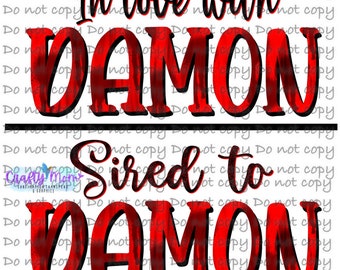 In love with/ sired to Damon bundle- TVD