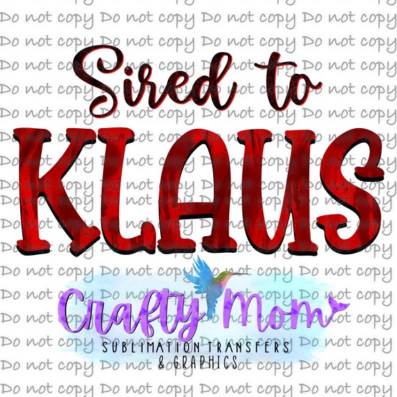 Sired to Klaus TVD Etsy