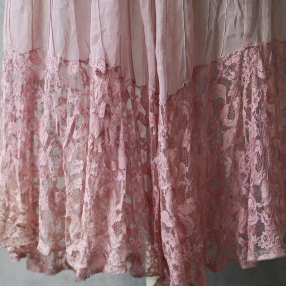 19437 Lavender Sheer Sleeve Shimmer Dress