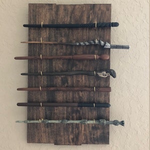 Wand Display Mount for witches and wizards Hand-crafted wall hanger