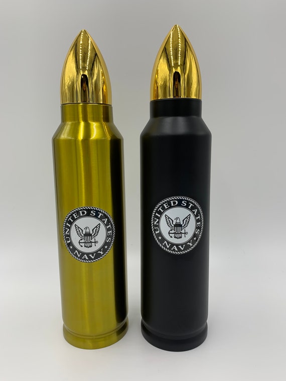 US Navy Bullet Shaped Thermos/flask Large 33oz-military Gift 