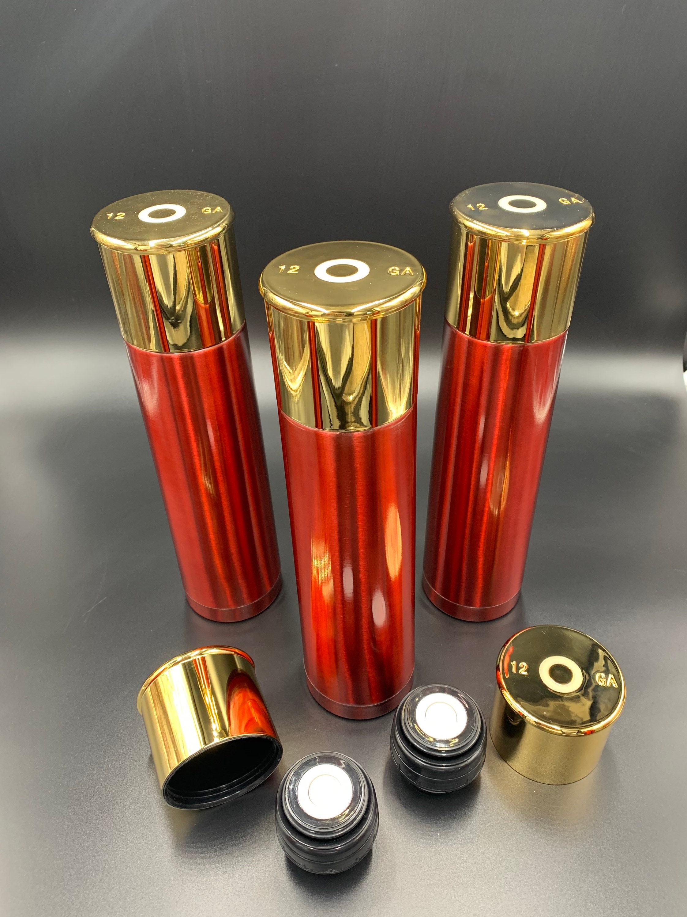 Shotgun Shell Thermos Rustic 