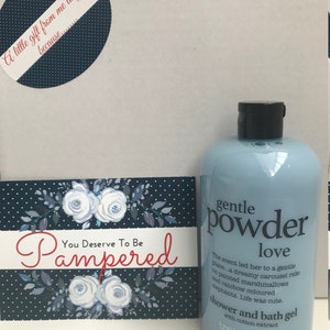 Pamper Me Gift Box - Love Themed Shower Bath Set for Her. Perfect for ...