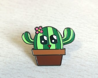 Cute Cactus Enamel Pin